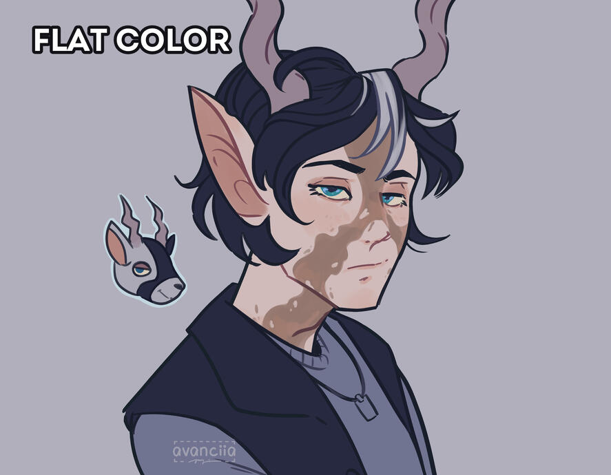 Zell ACNH - flat color Zell ACNH - flat color