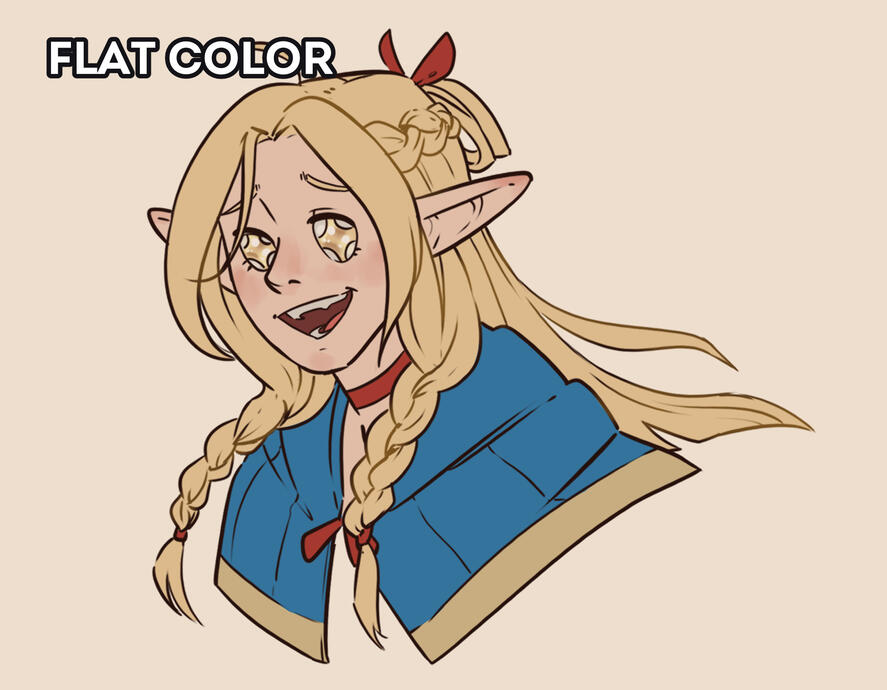 Marcille - flat color Marcille - flat color