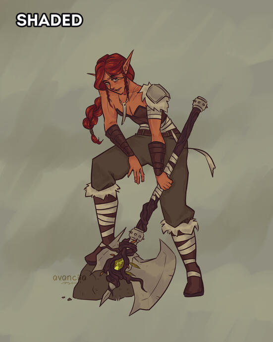 Barbarian - shaded Barbarian - shaded