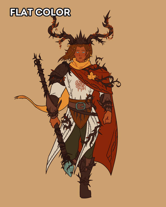 Elven - flat color Elven - flat color